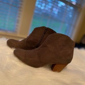 Report Suede Ankle Booties